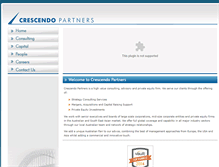 Tablet Screenshot of crescendopartners.com.au